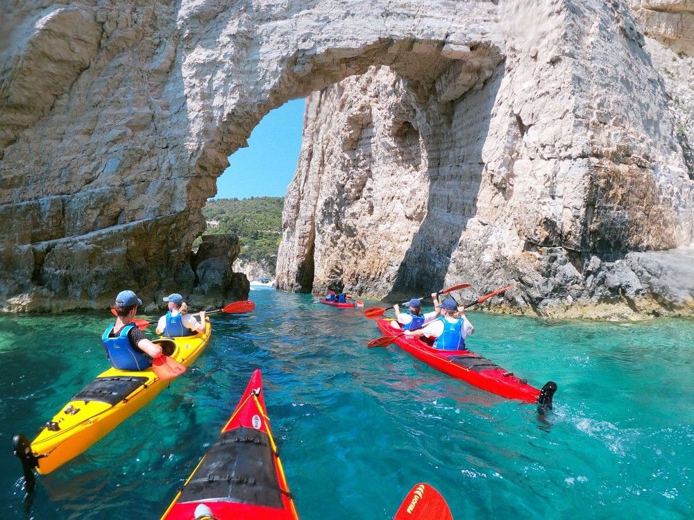 Sea Kayak to Marathonisi (Turtle) Island